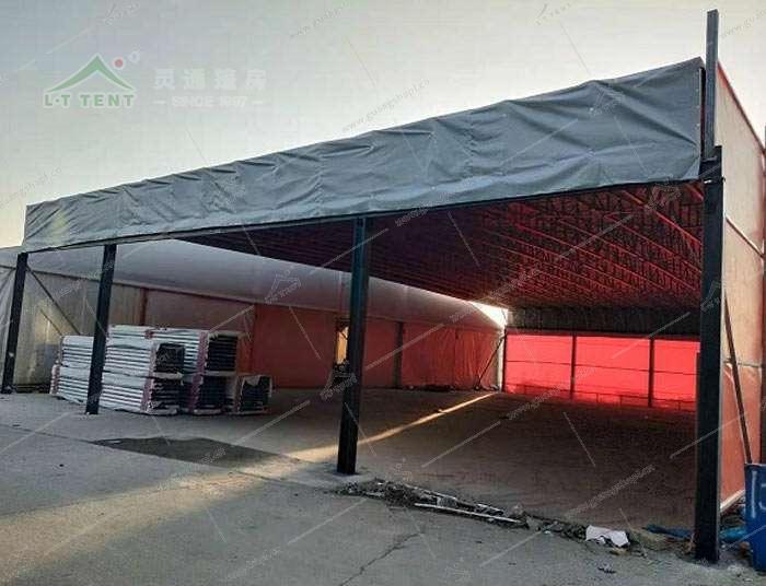 電動(dòng)伸縮篷房